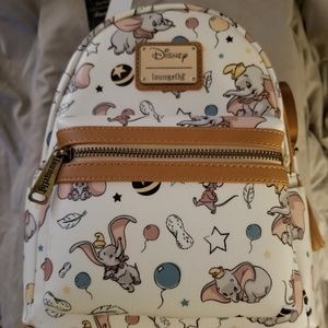 NWT Loungefly Disney Dumbo Mini Backpack